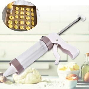 Perfect for DIY cookie making and cake frosting decoration(1 Set(13 Discs+6 Tips
